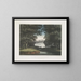 Cascate di Saint-Antoine sul Mississippi - Joshua Shaw — quadro incorniciato alla parete