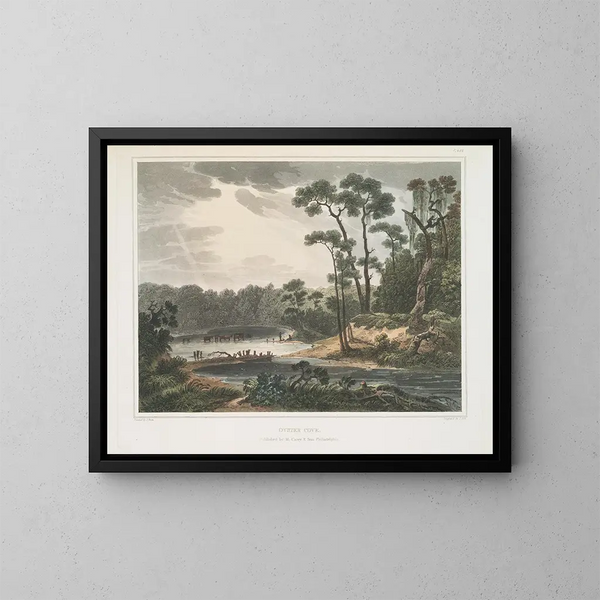 Cove aux huîtres, Virginie - Joshua Shaw — quadro incorniciato alla parete