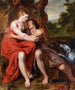 Venere e Adone - Josse De Pape — vista dell’opera