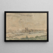 Vista di Scherpenheuvel Brabant fiammingo - Josua de Grave — quadro incorniciato alla parete