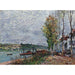 Riproduzione del dipinto Giorno di nebbia a Saint-Mammès - Alfred Sisley