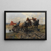 Chevauchée Sauvage - Józef Brandt — quadro incorniciato alla parete