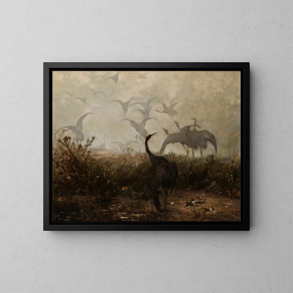 Gruccia - Józef Chełmoński — quadro incorniciato alla parete