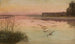 Lago al tramonto - Józef Chełmoński — vista dell’opera