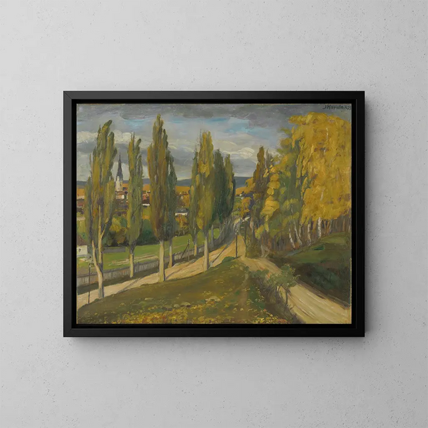 Gli ambienti di Spišská Nová Ves - Jozef Hanula — quadro incorniciato alla parete