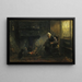 Angolo del camino - Jozef Israëls — quadro incorniciato alla parete