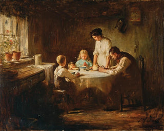 Benedizione della tavola - Jozef Israëls — vista dell’opera