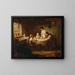 Benedizione della tavola - Jozef Israëls — quadro incorniciato alla parete