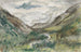 Valle con montagne coperte - Jozef Israëls — vista dell’opera
