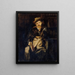 Il bevitore - Jozef Israëls — quadro incorniciato alla parete