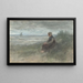Fille dans les Dunes - Jozef Israëls — quadro incorniciato alla parete