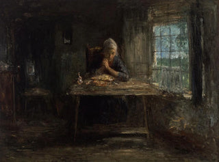 La Grâce avant les repas - Jozef Israëls — vista dell’opera
