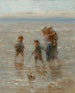 Bambini del mare Bambini che giocano tra le onde - Jozef Israëls — vista dell’opera