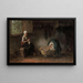 Il tesoro della madre - Jozef Israëls — quadro incorniciato alla parete