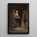Rêverie - Jozef Israëls — quadro incorniciato alla parete