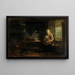 La giovane madre - Jozef Israëls — quadro incorniciato alla parete