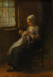La giovane sarta - Jozef Israëls — vista dell’opera