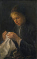 Femme cousant - Jozef Israëls — vista dell’opera