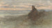 Donna seduta su una duna vicino al mare - Jozef Israëls — vista dell’opera