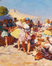 Scène di mercato - Jozef Teodor Mousson — vista dell’opera