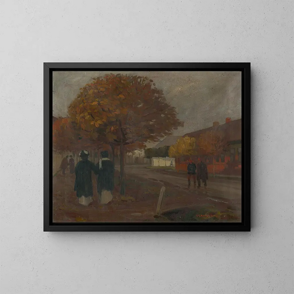 Sur le chemin - Jozef Teodor Mousson — quadro incorniciato alla parete