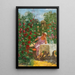 Estate nel giardino - Jozef Teodor Mousson — quadro incorniciato alla parete