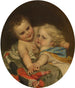 Due Bambini che Giocano Intorno - Jozef Van Lerius — vista dell’opera