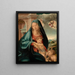 Marie con il Bambino e il Giovane Giovanni - Jörg Breu l'Ancien — quadro incorniciato alla parete