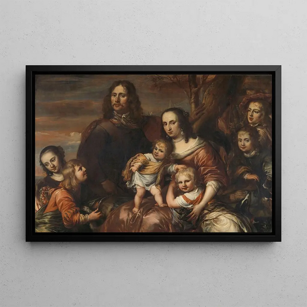 Jrgen Ovens - A couple with six children.webp