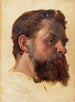 Un Uomo Barbuto - Jørgen Roed — vista dell’opera