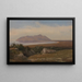 Mont Circé visto dal distretto di Terracina - Jørgen Sonne — quadro incorniciato alla parete