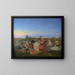 I malati dormono al Helenegraven vicino a Tisvilde - Jørgen Sonne — quadro incorniciato alla parete