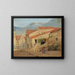 Rue de village dans les montagnes sabines - Jørgen Sonne — quadro incorniciato alla parete