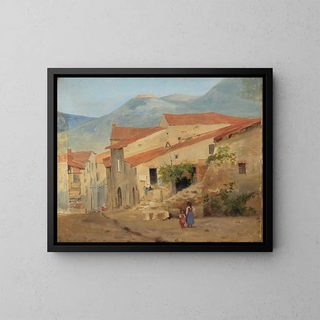 Jrgen Sonne - Village Street in the Sabine Mountains.webp