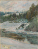 Paesaggio Invernale con Fiume - Jørgen Sørensen — vista dell’opera