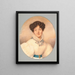 Dame in Abito Bianco - Joseph Bordes — quadro incorniciato alla parete