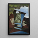 As di fiori e Quattro di quadri - Juan Gris — quadro incorniciato alla parete