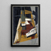 Bouteille et compotier - Juan Gris — quadro incorniciato alla parete