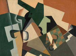 in vetro e scacchiera - Juan Gris — vista dell’opera