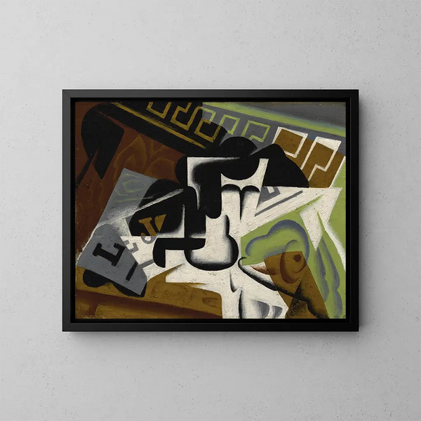 Journal e ciotola - Juan Gris — quadro incorniciato alla parete