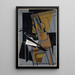 Le Violon - Juan Gris — quadro incorniciato alla parete