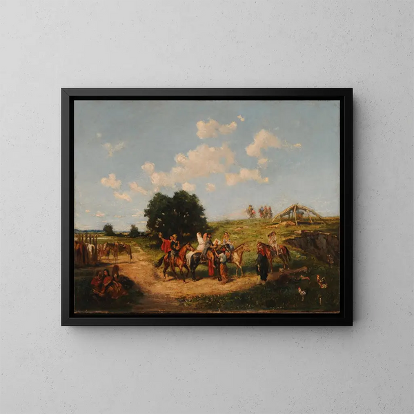 Chemin vers - Juan León Pallière — quadro incorniciato alla parete