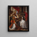 La comunione di Santa Teresa - Juan Martín Cabezalero — quadro incorniciato alla parete