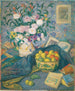 Vaso con banane, limoni e libri - Juan de Echevarría — vista dell’opera