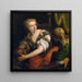 Judith con la testa di Oloferne - Paolo Veronese — quadro incorniciato alla parete