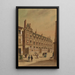 Maison abbatiale à l'angle de la rue de l'Abbaye, de la rue Cardinale et du passage de la Petite-Boucherie, 6e arrondissement - Jules-Adolphe Chauvet — quadro incorniciato alla parete