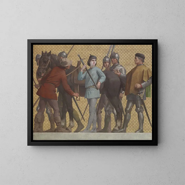 La vita di Giovanna d'Arco - Jules-Eugène Lenepveu — quadro incorniciato alla parete