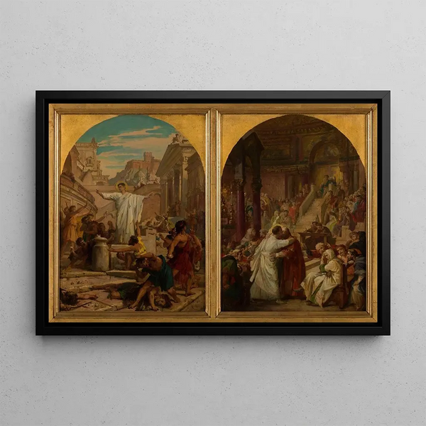 JulesEugne Lenepveu - Saint Augustin au concile de Carthage rconcilie les catholiques et les donatistes.webp
