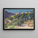Colline soleggiate vicino a Menton - Jules-Ferdinand Jacquemart — quadro incorniciato alla parete