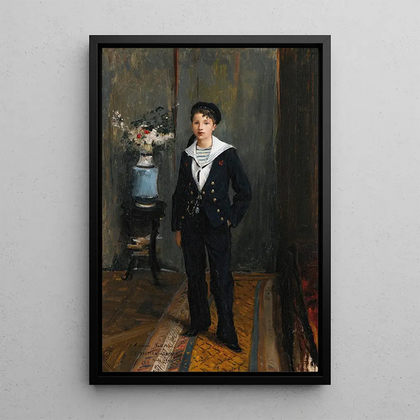 Jules BastienLepage - Portrait Of A Young Boy.webp